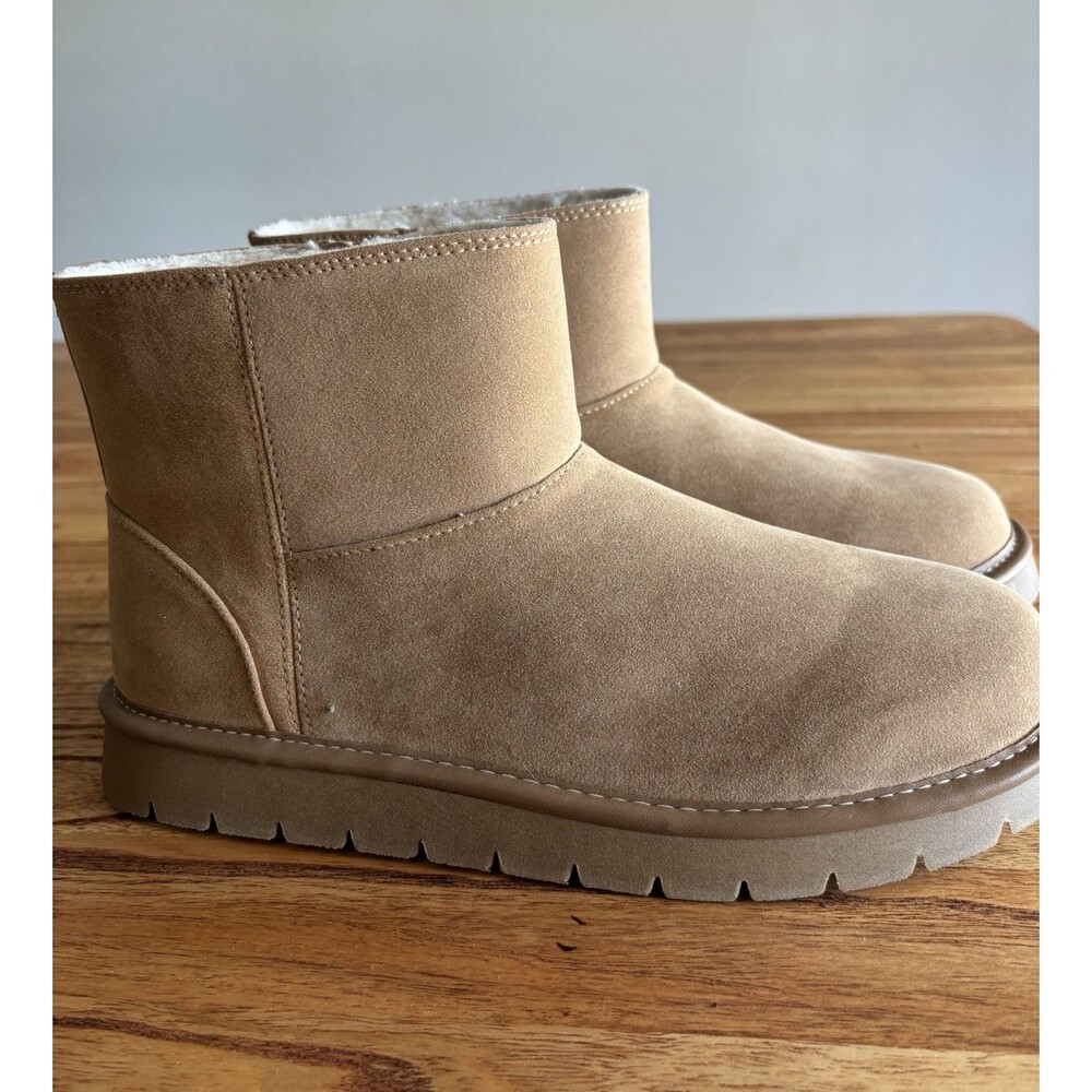 Women's May Microsuede Boots Memory Foam Insole - Universal Thread Size 9 Tan